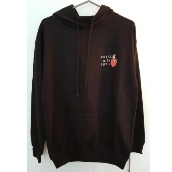 Dog Limited Rockers with Puppies Hoodie Size Medium EUC - Picture 4 of 13